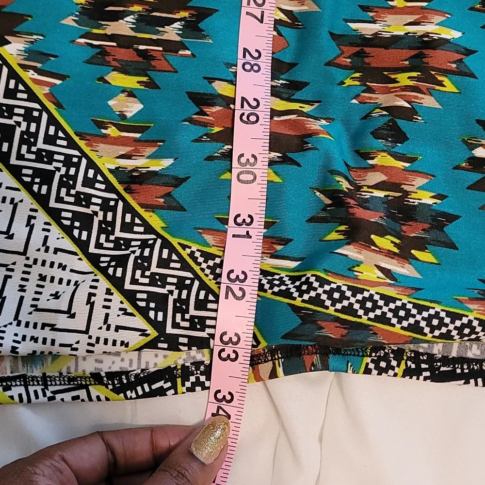 Studio JPR Flowy skirt with and abstract p… - Picture 6 of 7